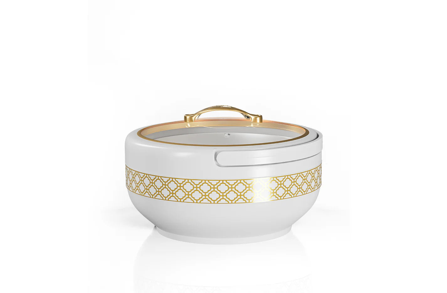 3 piece hotpot set gold